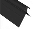 Perfil De Aluminio 3mm Esquinero Externo Para Laminas Marmolizadas Black De 3mts