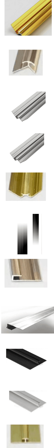 Perfil De Aluminio 3mm Esquinero Externo Para Laminas Marmolizadas Gold De 3mts